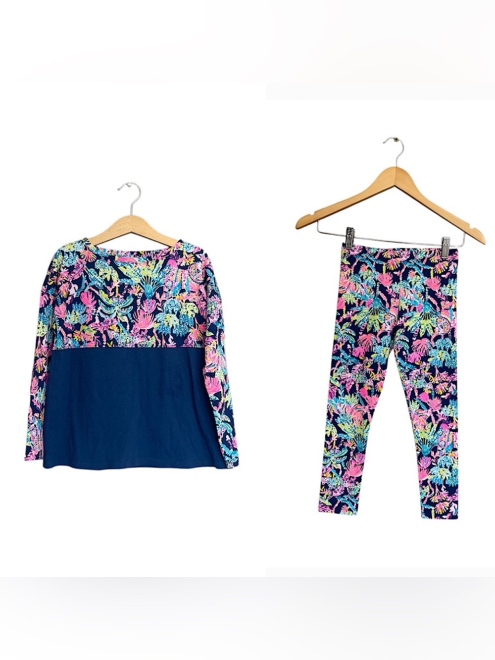 Lilly Pulitzer Girl's "Finn Top" and Matching Leggings Set